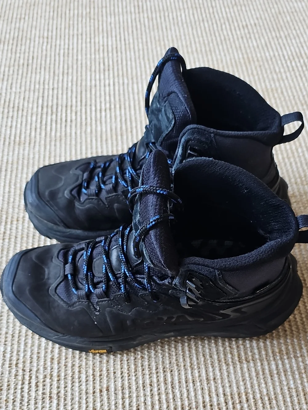 Hoka One One Navy Blue Heel Tab